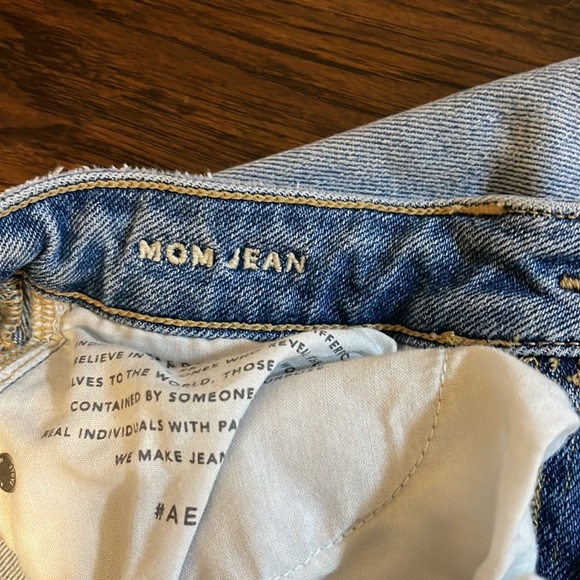 AMERICAN EAGLE stretch mom jeans sz 0 - Picture 6 of 6